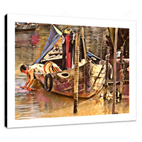 Washing Day II 16 x 12" (40.5 X 30.5cm) Canvas Print