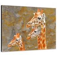 Giraffes II 16 x 12" (40.5 X 30.5cm) Canvas Print