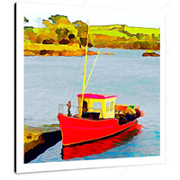 Fishing Boat 16 x 12" (40.5 X 30.5cm) Canvas Print