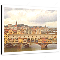 Ponte Vecchio 16 x 12" (40.5 X 30.5cm) Canvas Print