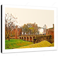 Tower Bridge I 16 x 12" (40.5 X 30.5cm) Canvas Print