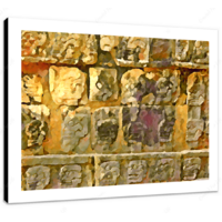 Tzompantli 16 x 12" (40.5 X 30.5cm) Canvas Print