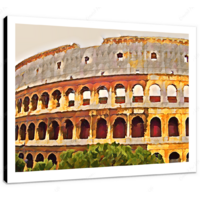 The Colosseum 16 x 12" (40.5 X 30.5cm) Canvas Print