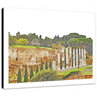 Pillars of Temple of Venus and Roma