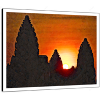 Angkor Wat I 16 x 12" (40.5 X 30.5cm) Canvas Print