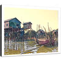 Kampong Phluk IV 16 x 12" (40.5 X 30.5cm) Canvas Print