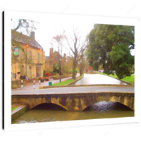 Bourton-on-the-Water II 16 x 12" (40.5 X 30.5cm) Canvas Print