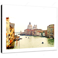 Grand Canal II 16 x 12" (40.5 X 30.5cm) Canvas Print