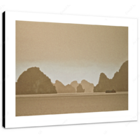 Dusk on Halong Bay 16 x 12" (40.5 X 30.5cm) Canvas Print