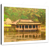 Tea House I 16 x 12" (40.5 X 30.5cm) Canvas Print