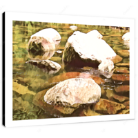 Rock Pool 16 x 12" (40.5 X 30.5cm) Canvas Print