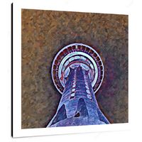 Skytower 12 X 12" (30.5 X 30.5cm) Canvas Print