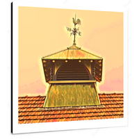 Weather Vane 12 X 12" (30.5 X 30.5cm) Canvas Print