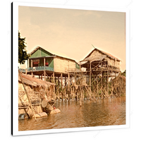 Kampong Phluk VII 12 X 12" (30.5 X 30.5cm) Canvas Print