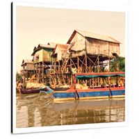 Kampong Phluk XI 12 X 12" (30.5 X 30.5cm) Canvas Print