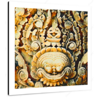 Siem Reap IV 12 X 12" (30.5 X 30.5cm) Canvas Print