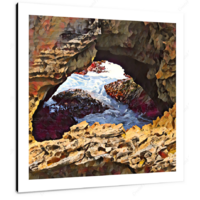 Grotto 12 X 12" (30.5 X 30.5cm) Canvas Print