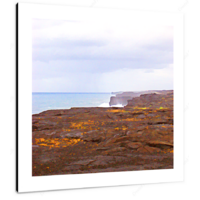 Big Island Coast Line 12 X 12" (30.5 X 30.5cm) Canvas Print