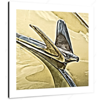 Hood Ornament II 12 X 12" (30.5 X 30.5cm) Canvas Print