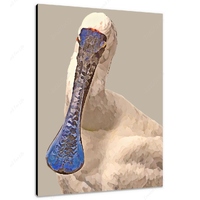 Duck Billed Crane I 12 X 12" (30.5 X 30.5cm) Canvas Print