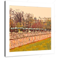 Cannonade Hotel Invalides 12 X 12" (30.5 X 30.5cm) Canvas Print