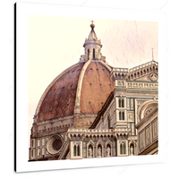 Duomo Complex I 12 X 12" (30.5 X 30.5cm) Canvas Print