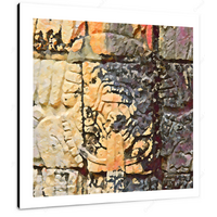 Mayan Freize I 12 X 12" (30.5 X 30.5cm) Canvas Print