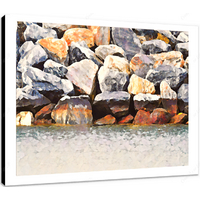 Sea Wall I 16 x 12" (40.5 X 30.5cm) Canvas Print