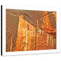 Rock Shelf V 16 x 12" (40.5 X 30.5cm) Canvas Print