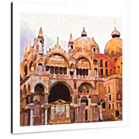 St Marks Cathedral I 12 X 12" (30.5 X 30.5cm) Canvas Print