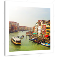 Vaporetto 12 X 12" (30.5 X 30.5cm) Canvas Print