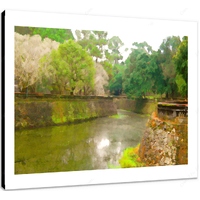 Imperial Moat I 16 x 12" (40.5 X 30.5cm) Canvas Print