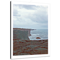 Black Coast 12 x 16" (30.5 X 40.5cm) Canvas Print