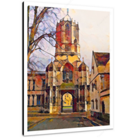 Christchurch College Gate 12 x 16" (30.5 X 40.5cm) Canvas Print