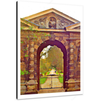 Garden Gate 12 x 16" (30.5 X 40.5cm) Canvas Print