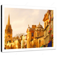 Oxford Hight  Street 10" x 8' Print 16 X 24" (40.4 X 61cm) Canvas Print