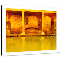 Roman Baths I 16 x 12" (40.5 X 30.5cm) Canvas Print