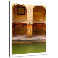 Roman Baths II 12 x 16" (30.5 X 40.5cm) Canvas Print