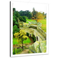 Warwick Castle II 12 x 16" (30.5 X 40.5cm) Canvas Print