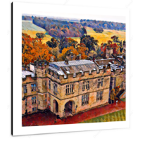 Warwick Castle III 12 X 12" (30.5 X 30.5cm) Canvas Print