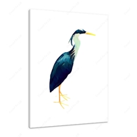 Blue Heron 12 x 16" (30.5 X 40.5cm) Canvas Print