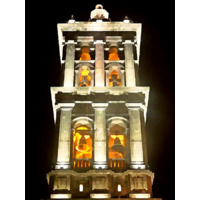 Cathedral of Puebla Steeple II 12 x 16" (30.5 X 40.5cm) Canvas Print